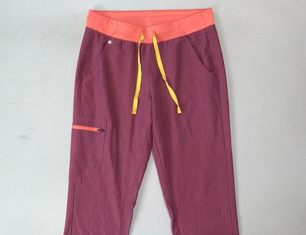 Figs W18SW2005P Women's Zamora Jogger Scrub Pants. Purple, Size SP. EUC!